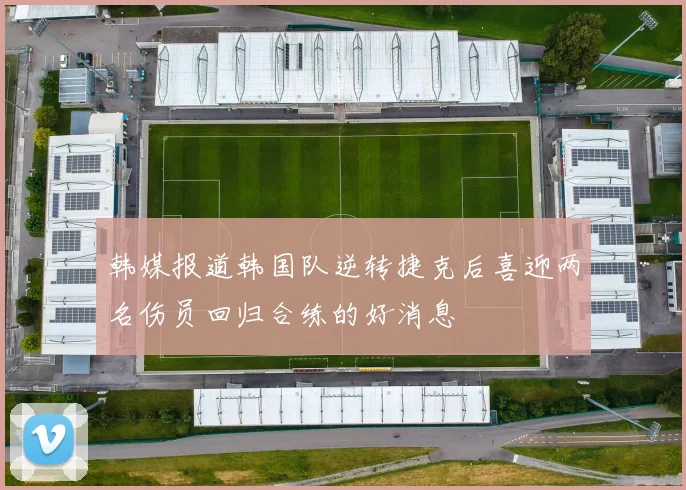 韩媒报道韩国队逆转捷克后喜迎两名伤员回归合练的好消息